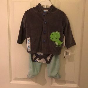 3 piece onesie w jacket adorable pants